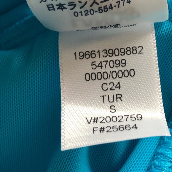 Lands End Womens Swimsuit UPF 50 Full Coverage Turquoise Blue Small - Picture 6 of 10